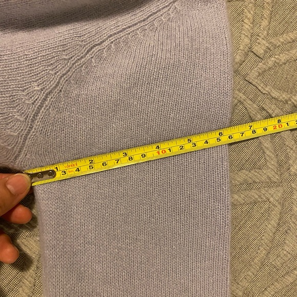 La Redoute Soft wool angora lavender cardigan. - Picture 9 of 9